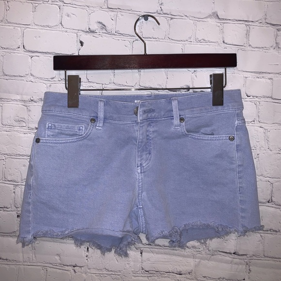 LOFT Pants - LOFT Light Blue Jean Shorts size 25